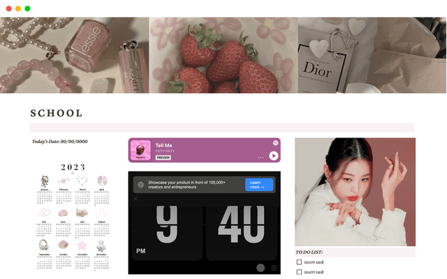 Wonyoung School Template